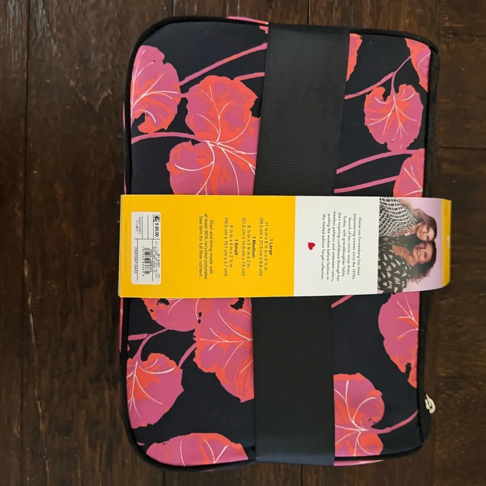 Diane Von Furstenberg for Target Patterned Cosmetic Bag Set